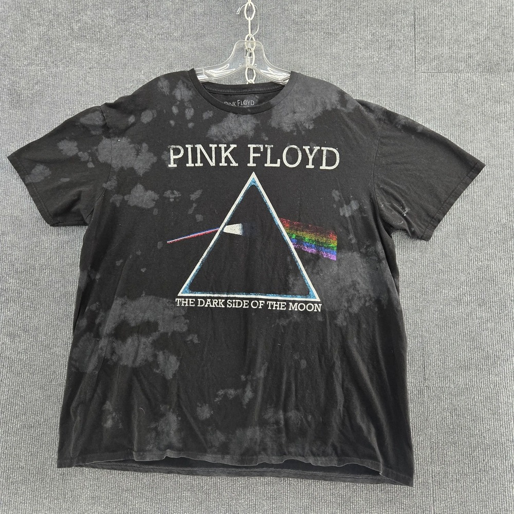 Pink Floyd The Dark Side of the Moon Band T-Shirt XL/TG Black Tie Dye